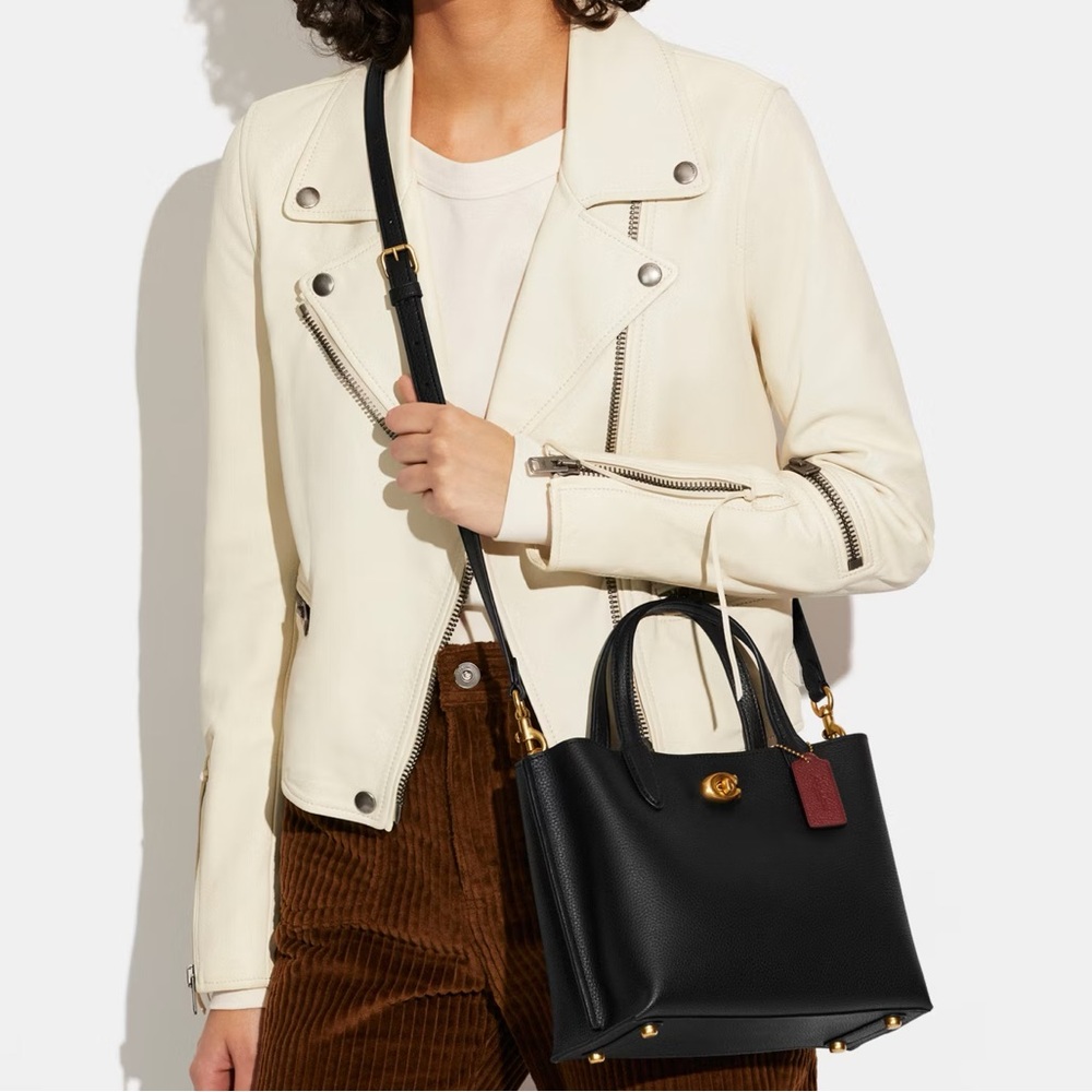 Coach Willow Leather Tote 24 - Picture 2 of 10